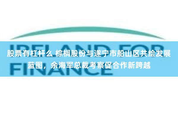 股票有杠杆么 棕榈股份与遂宁市船山区共绘发展蓝图，余海军总裁考察促合作新跨越